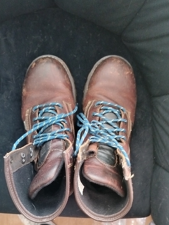 Timberland Pro Work Boots with Blue Laces mens leather 9.5